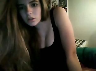 Cute teen on webcam