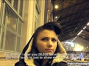 Eurobabe drilled in exchange for cash