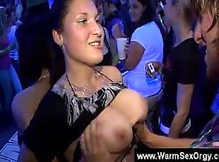 European girls sucking in public