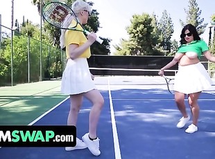 Tennis Game With Slut Stepmoms Leads To Foursome Fuckfest Orgy - Ke...