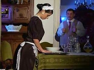 Maid gets a good anal fuck