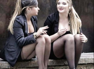 Candid Teens in Nylon Pantyhose they will drive you crazy 3