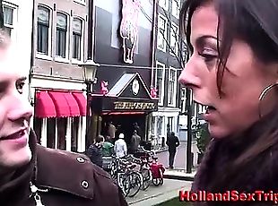 Whore paid to bj tourist and gets licked