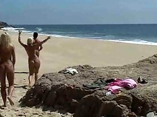 sumer at the hot beach