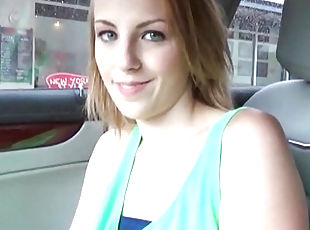 Teen Jenna Marie and hot stranger help eachother out