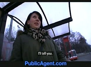 PublicAgent Jana fucks me in the car for money