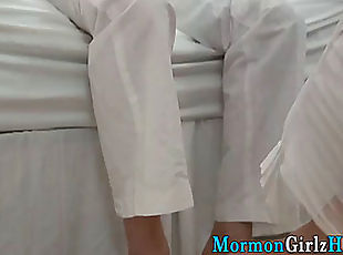 Mormon legal age teenager acquires group-fucked