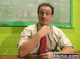 Teacher fucks schoolgirl