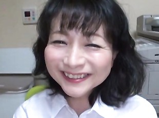 Foot fetish video of lovely Bamaiki Ei getting fucked by her boss