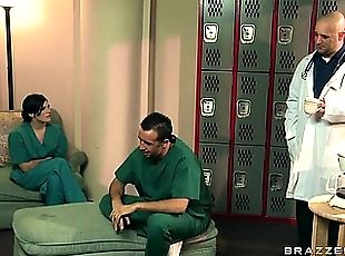 pielęgniarka, doktor, uniform