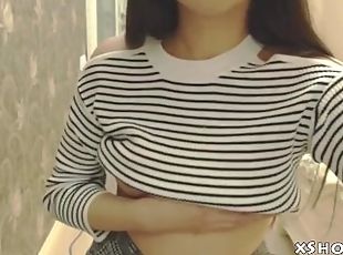 Horny Asian Camgirl Orgasming on Webcam