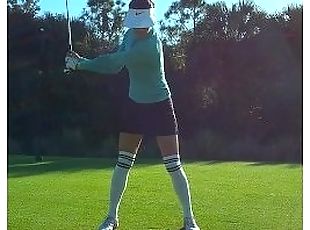 Michele Wie HOT golf swing