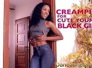 DaneJones Creampie for cute young black girl