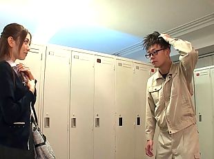 Impassioned Japanese amateur loves being screwed doggy style till o...