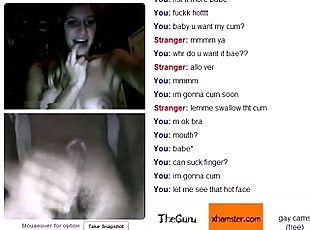 masturbación, adolescente, con-los-dedos, webcam, exhibicionismo