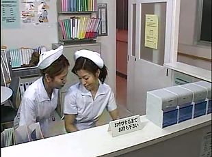 krankenschwester, japanier, küssen