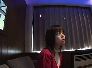 Shy japanese amateur in love hotel