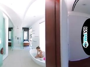 WETVR Lucky Hung Creep Virtual Reality Bathing Fuck And Creampie