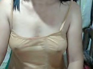 Asian mom 55 on webcam