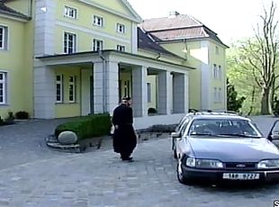 German Nun get her First Fuck from Repairman