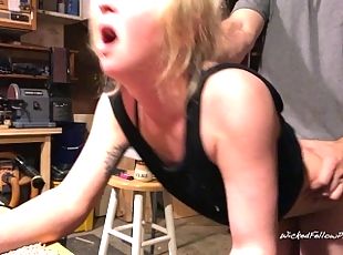 PAINAL Bunny gets her little ass fucked and filled with cum for bei...