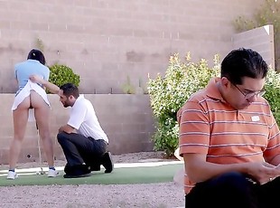 BANGBROS - Juicy PAWG Rachel Starr Cheats On Husband With Golf Inst...