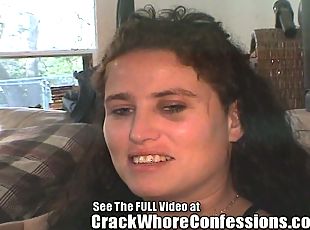 Amateur brunette milf whore crack confession before hardcore fuck