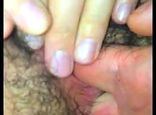 An amazing orgasm with a finger double penetration