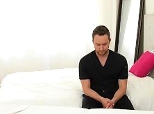 Step Mom Fucks Her Son After He Massages Her Big Tits & She Sucks His Cock