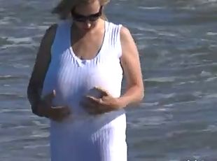 Beach and boobs