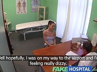 FakeHospital Gorgeous english patient screams with pleasure as doct...