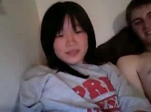 asiático, babes, pareja, webcam, china