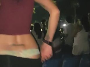 Sexy drunk amateur - public pissing, blowjob, flashing in West Palm...