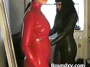 Dominatrix In Latex Chastened Extremely