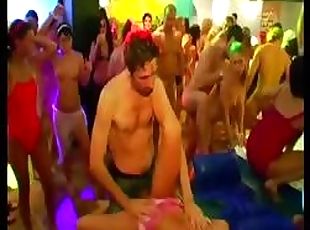 Euro pornstars at beach party get fucked from these guys