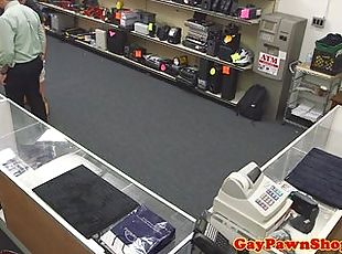 Straight pawnshop amateur cocksucking to pay