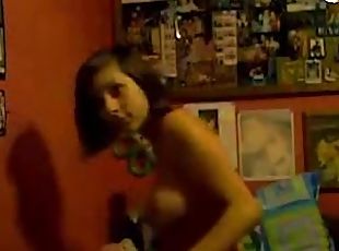 Woman on Webcam