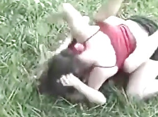 Kristy vs Amanda extreme catfight girlfight hairpulling