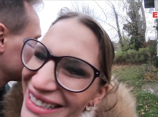 GERMAN AMATEUR SEXDATE IN PUBLIC POV WITH GLASSES MILF