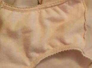Jacking with mother in law panties