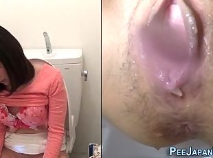 Japanese toilet cam masturbation