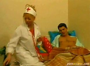 French Nurse Knows How to Treat. Anal