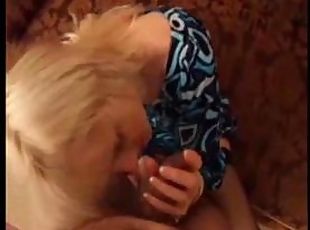 Horny Blonde Mommy Takes His Cock & Cum In Her Ass